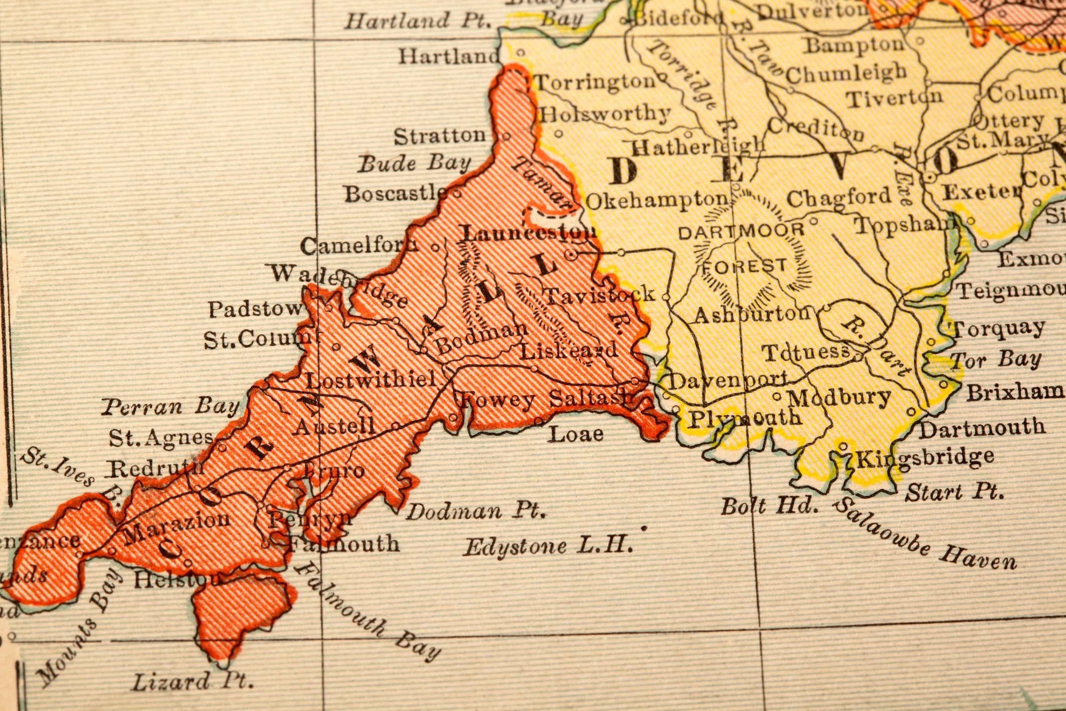 Antique map engraving detail